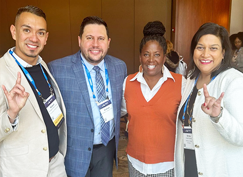 Soncia Reagins-Lilly with colleagues at the NASPA Annual Conference