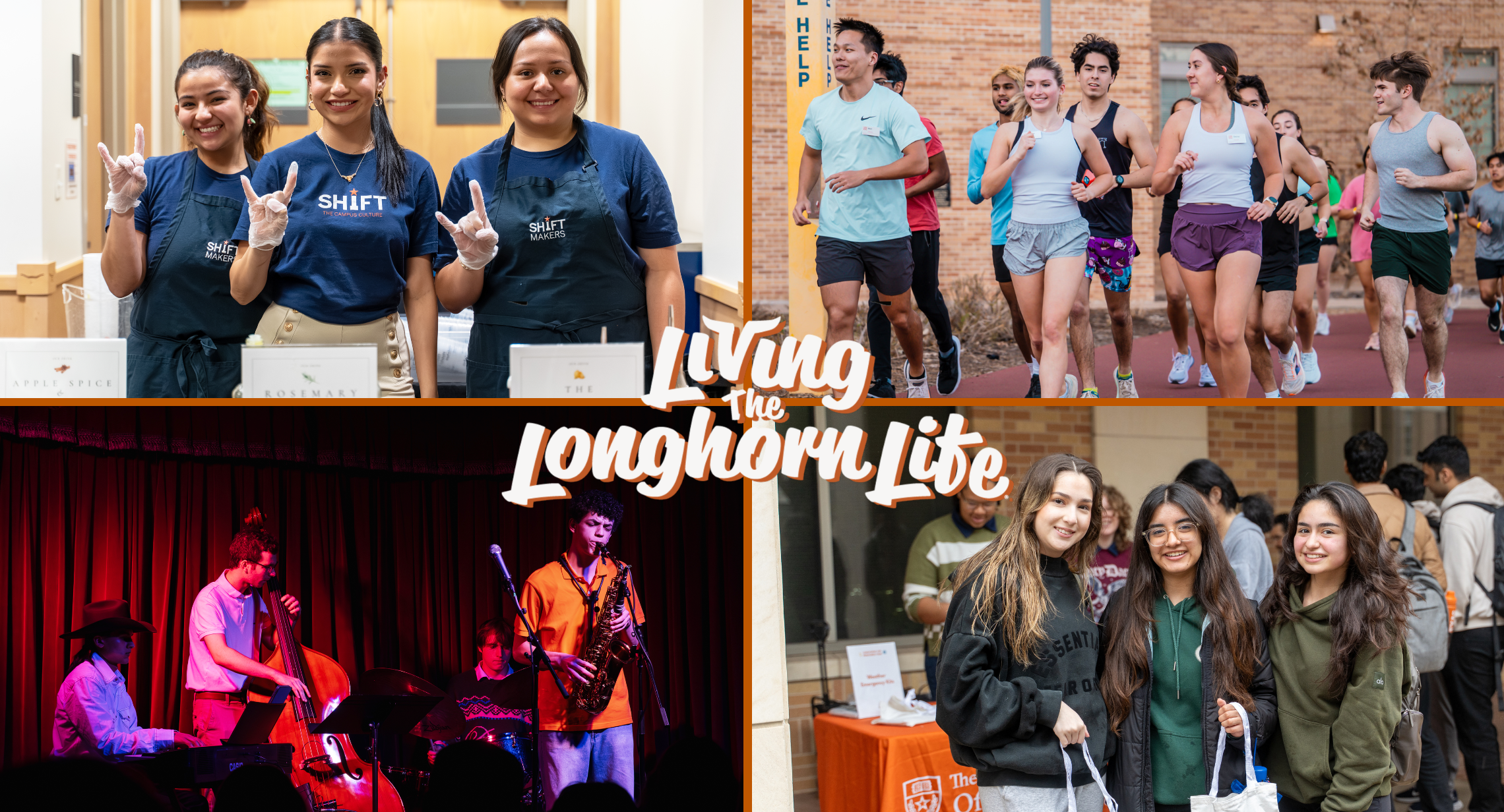 Students at events around campus