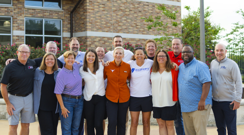 Jennifer Speer (center front, Recreational Sports) with the Southeastern Conference campus recreation directors