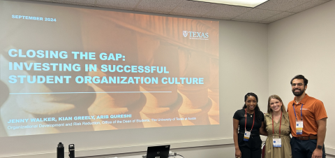 Staff presenting at TACUSPA conference