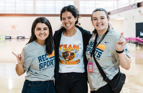 Staff at the Greg-O-Rama roller skating event