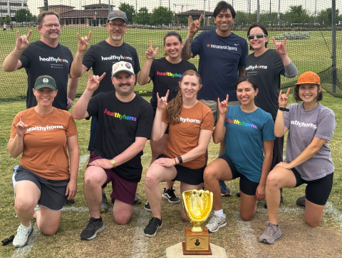 Healthy Horns Team at Softball Championship