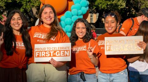Staff at the First-Gen Week Celebration