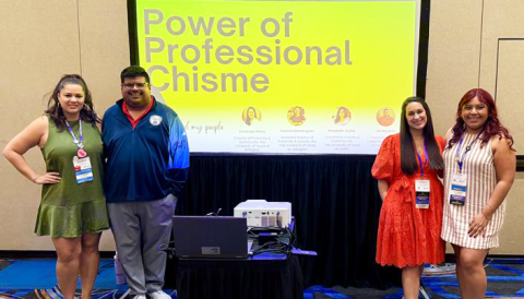 Staff presenting at the Association for Fraternity/Sorority Advisors Annual Meeting