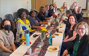 Healthyhorns staff at Black History Month Lunch