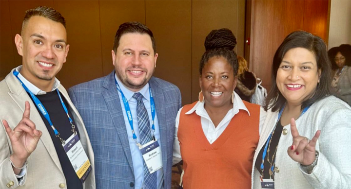 Soncia Reagins-Lilly with colleagues at the NASPA Annual Conference