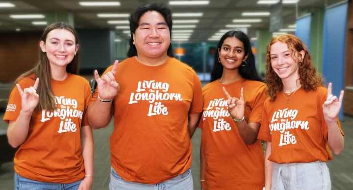 Living the Longhorn Life Student Employee Photo