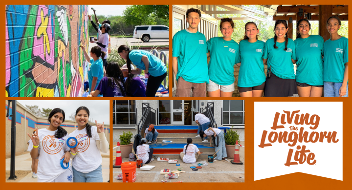 Students volunteering at The Project