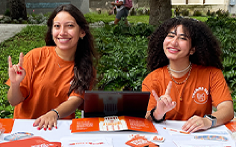 Division of Student Affairs Table on Thanks Day