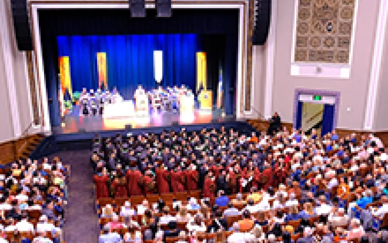 Hogg Memorial Auditorium, 2025 Commencement