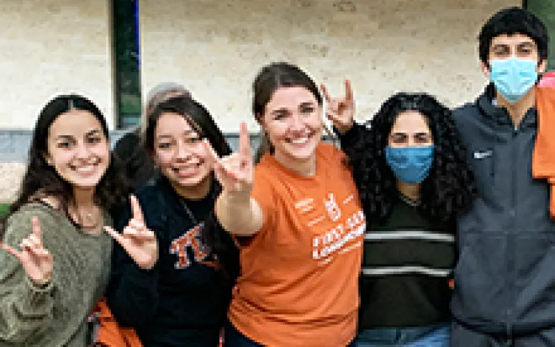 Students at the First-generation celebration